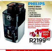 Philips Grind & Brew Coffee Maker