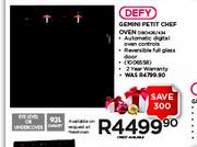 Defy Gemini Petit Chef Oven