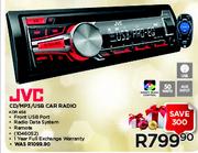 JVC CD/MP3/USB Car Radio KDR456