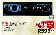 Nakamichi USB/SD Car Radio
