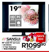 Sansui 19" HD Ready LCD TV 19STY0419