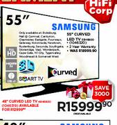 Samsung 55" Curved 3D LED Smart TV