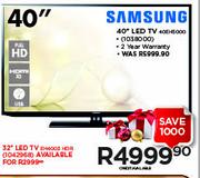 Samsung 40" LED TV
