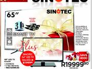 Sinotec 65" LED TV + Sinotec 24" LED TV