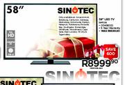 Sinotec 58" LED TV