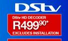 DSTV HD Decoder Excludes Installation