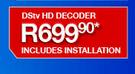 DSTV HD Decoder Includes Installation