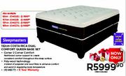 Sleepmasters 137cm Costa Rica Dual Comfort Queen Base Set