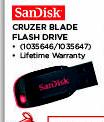 SanDisk 8GB Cruzer Blade Flash Drive