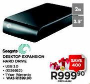 Seagate 2TB Desktop Expansion Hard Drive