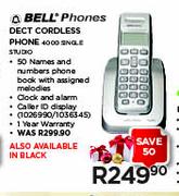 Bell Phones Dect Cordless Phone-4000 Single Studio