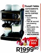 Russell Hobbs Cafe Bariste One Touch Auto Coffee maker