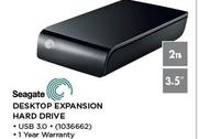 Seagate Desktop Expansion Hard Drive 2TB