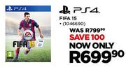 PS4 FIFA 15