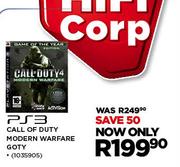PS3 Call of Duty Modern Warfare Goty