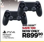 PS4 DS4 Black-Each