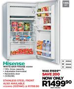 Hisense White Bar Fridge(H130RW)