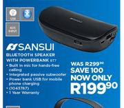 Sansui Bluetooth Speaker With Powerbank BT7