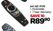A4 HD PVR Remote