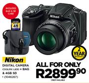 Nikon Digital Camera Coolpix L830 + Bag & 4GB SD