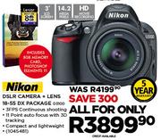 Nikon DSLR Camera + Lens 18-55 DX Package D3100