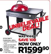 Master Chef 57cm Party Charcoal Grill