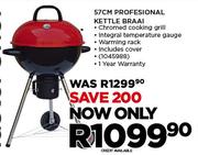 Master Chef 57cm Profesional Kettle Braai