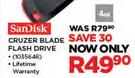 SanDisk 4GB Cruzer Blade Flash Drive 