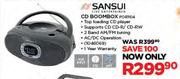 Sansui CD Boombox POR1104
