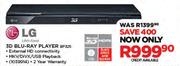 LG 3D Blu-Ray Player BP325