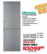 Hisense 230Ltr Fridge/Freezer H299BME