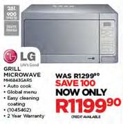 LG 28Ltr Grill Microwave MH6843GARS