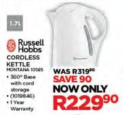 Russell Hobbs 1.7Ltr Cordless Kettle MONTANA 10585