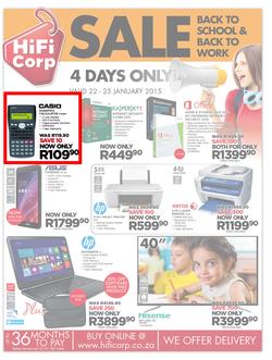 HiFi Corp : Sale (22 Jan - 25 Jan 2015), page 1
