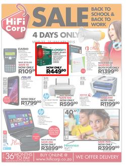 HiFi Corp : Sale (22 Jan - 25 Jan 2015), page 1