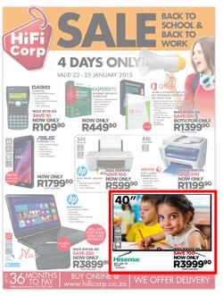 HiFi Corp : Sale (22 Jan - 25 Jan 2015), page 1