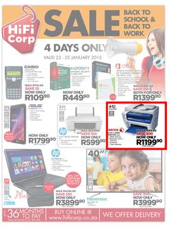 HiFi Corp : Sale (22 Jan - 25 Jan 2015), page 1