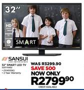 Sansui 32" HD Ready Smart LED TV 32STY0632