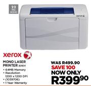 Xerox Mono Laser Printer 3010V