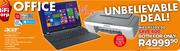 Acer Notebook E1 + Canon MG2440 Printer