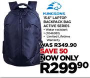 Kingsons 15.6" Laptop Backpack Bag Active Series