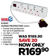 Ellis 8-Way Surge Protector FBWP3