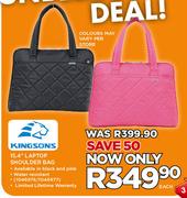 Kingsons 15.4" Laptop Shoulder Bag-Each