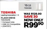 Toshiba 16GB Flash Drive THNU16SIPB