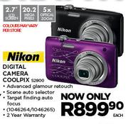 Nikon Digital Camera Coolpix S2800-Each