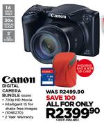 canon Digital Camera Bundle SX400