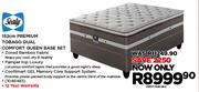 Sealy 152cm Premium Tobago Dual Comfort Queen Base Set
