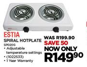 Estia Spiral Hotplate SPO20G