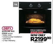 Defy Slimline 600 Oven DBO331