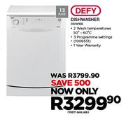 Defy 12 Place Dishwasher DDW156